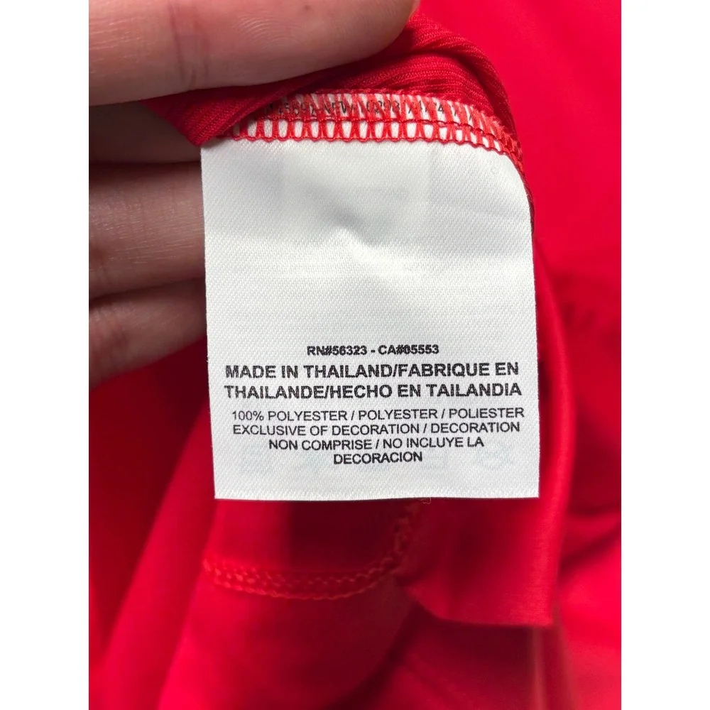 NWT Nike Golf Dri-FIT Polo Shirt Mens XL Red Short Sleeve Performance 597326-694